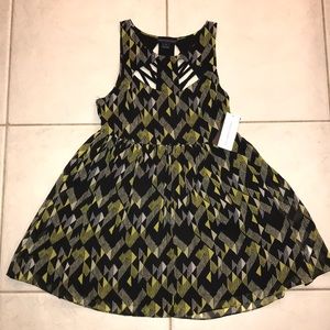 French Connection patterned mini dress